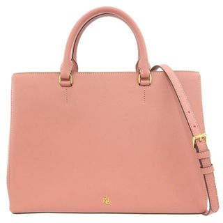 アザー(other)のラルフローレン RALPH LAUREN 2WAYバッグ ハンドバッグ ショルダーバッグ レザー ピンク 美品 新入荷 OB1808(ハンドバッグ)