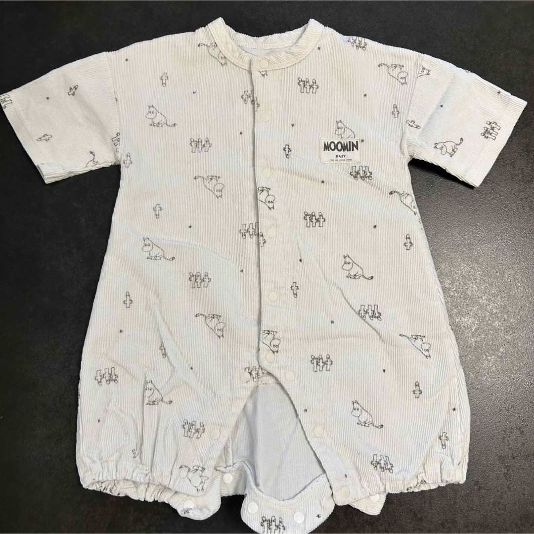 MOOMIN(ムーミン)のムーミンベビー　新生児 キッズ/ベビー/マタニティのベビー服(~85cm)(カバーオール)の商品写真