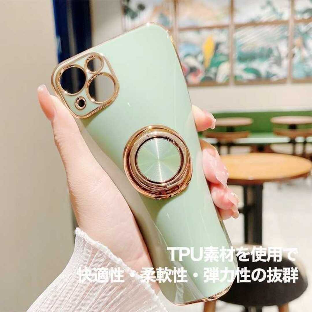 【iPhoneXsmax】 高級感?リング付き iPhoneケース スマホ/家電/カメラのスマホアクセサリー(iPhoneケース)の商品写真