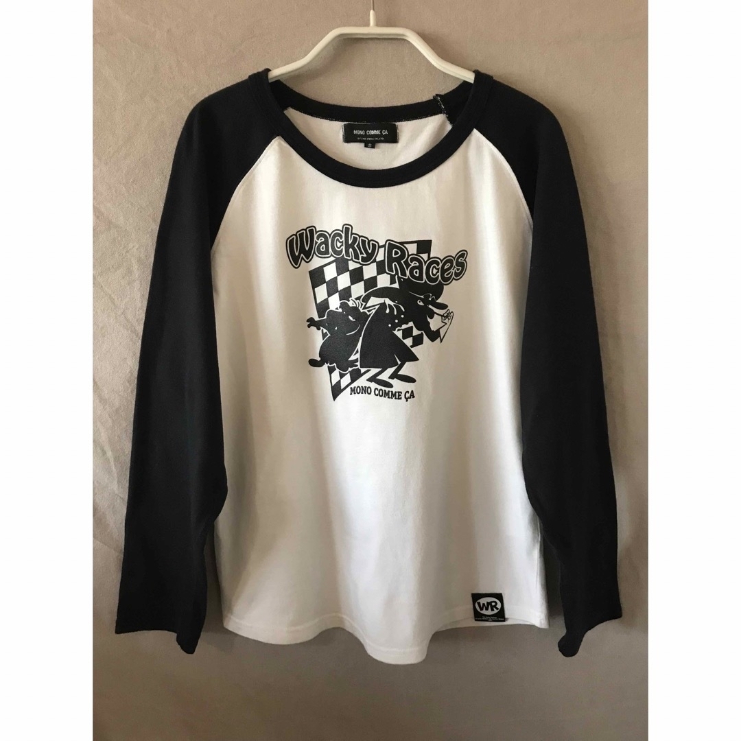 MONO COMME CA(モノコムサ)の【美品】MONO COMME CA モノコムサ★モノト－ン Tシャツ レディースのトップス(Tシャツ(長袖/七分))の商品写真