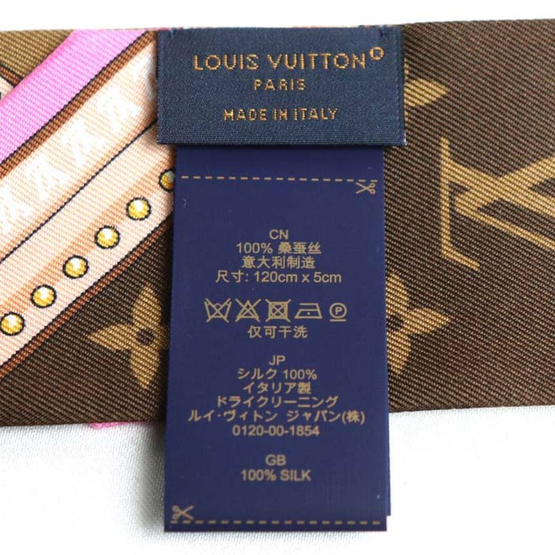 LOUIS VUITTON(ルイヴィトン)のLOUIS VUITTON ルイ・ヴィトン バンドーBB・アルティメット スカーフ マルチカラー ノワール M76676 IS1253 レディース【中古】【美品】 レディースのファッション小物(バンダナ/スカーフ)の商品写真