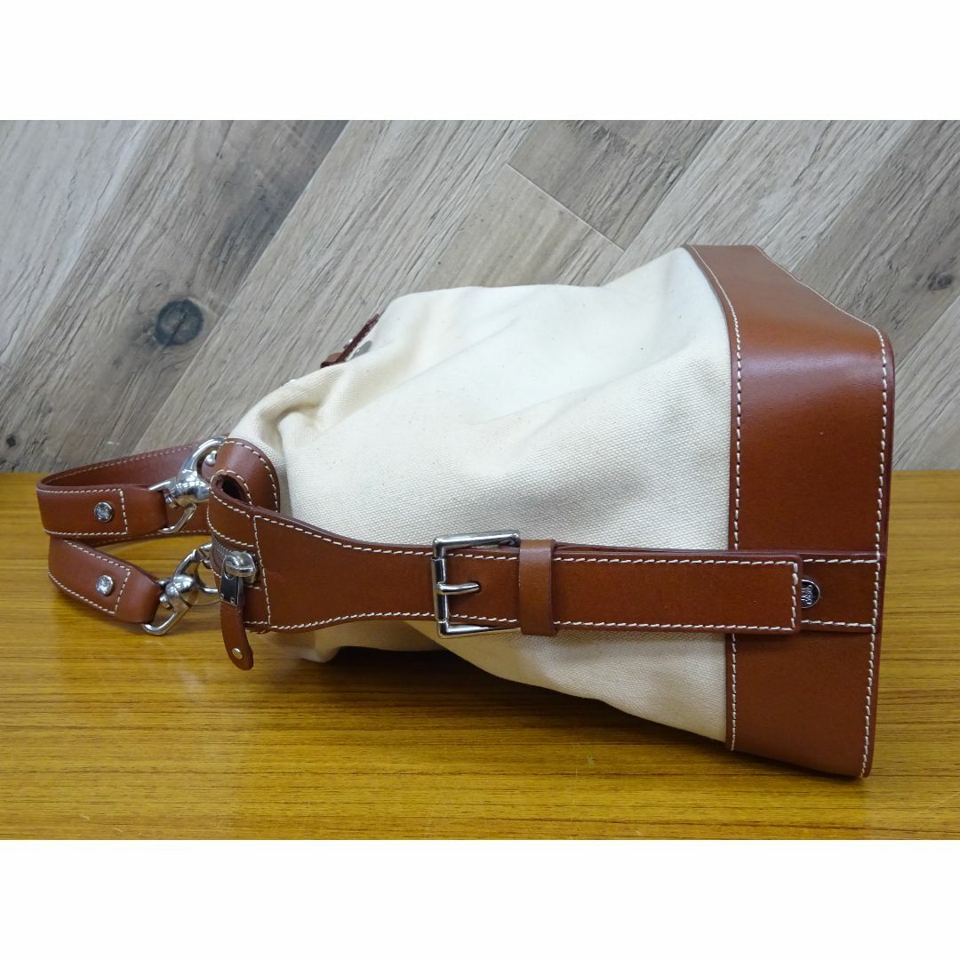 K宇050/ 鑑定済 CELINE セリーヌ キャンバス レザー ハンドバッグ K宇050/ 鑑定済 CELINE セリーヌ キャンバス レザー ハンドバッグ