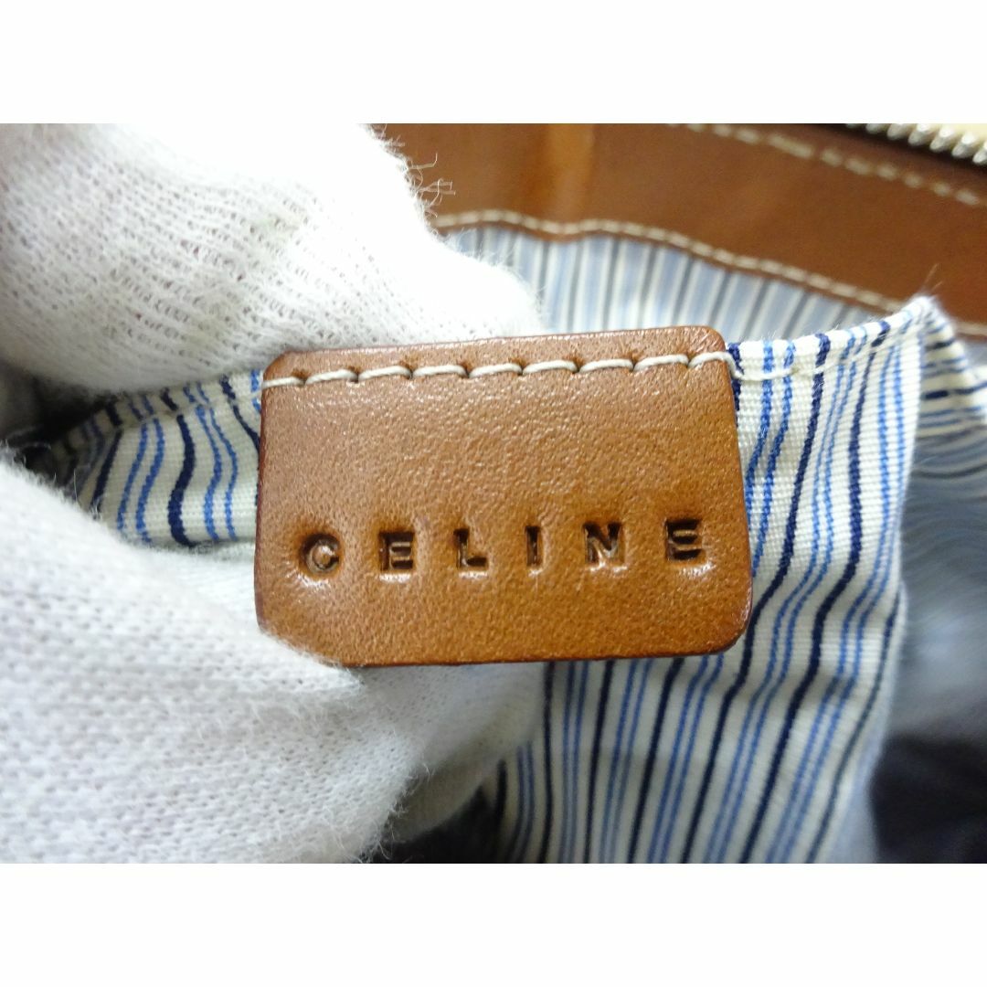 K宇050/ 鑑定済 CELINE セリーヌ キャンバス レザー ハンドバッグ K宇050/ 鑑定済 CELINE セリーヌ キャンバス レザー ハンドバッグ
