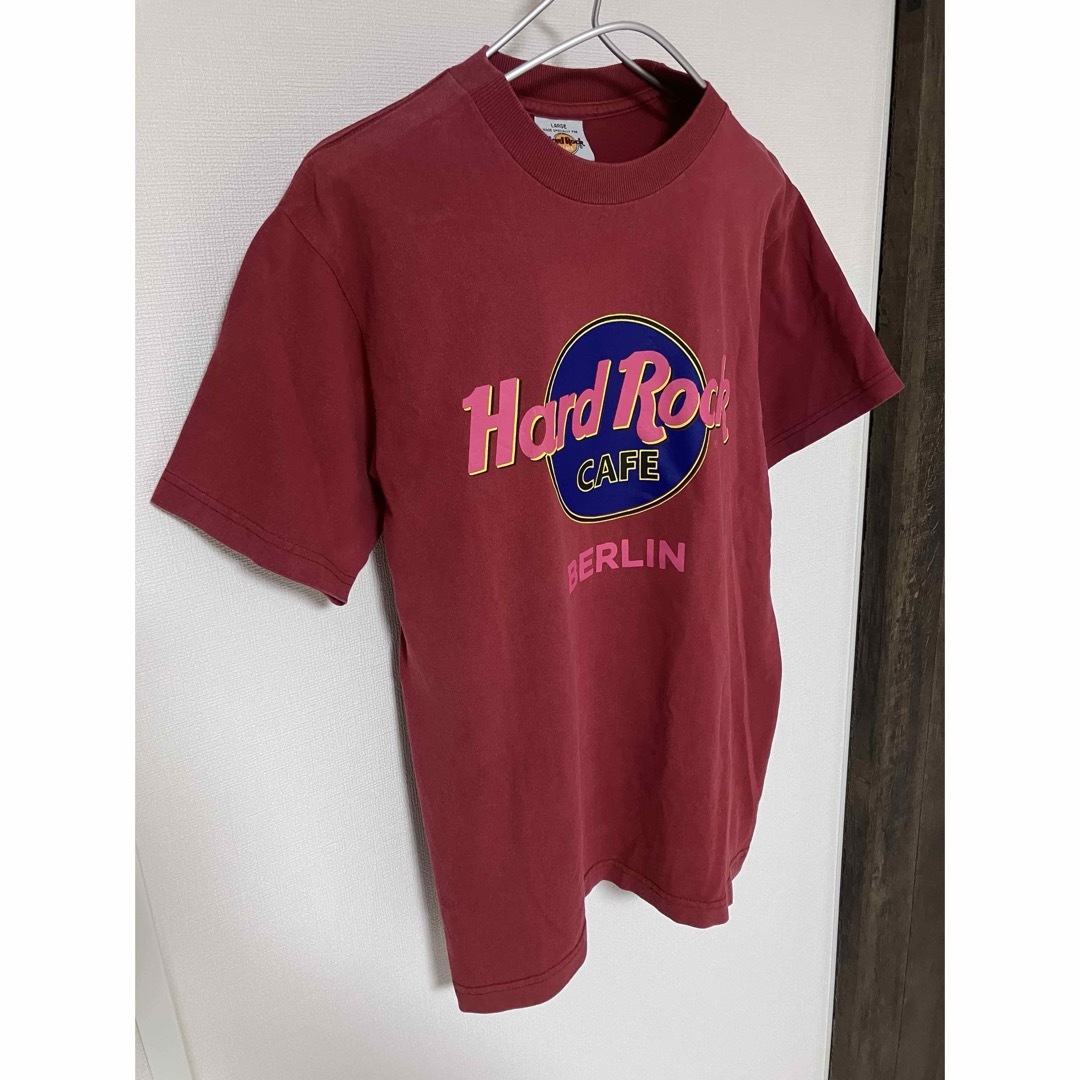 Hard Rock CAFE(ハードロックカフェ)のUSA 製　ハードロックカフェ　ベルリン　Tシャツ　Lサイズ メンズのトップス(Tシャツ/カットソー(半袖/袖なし))の商品写真