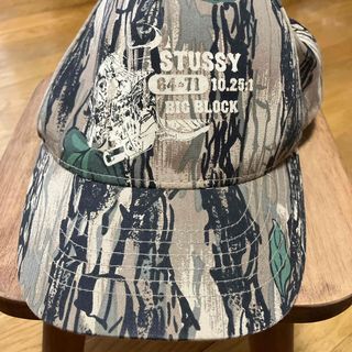 ステューシーstussy 迷彩柄　キャップ　調節可能