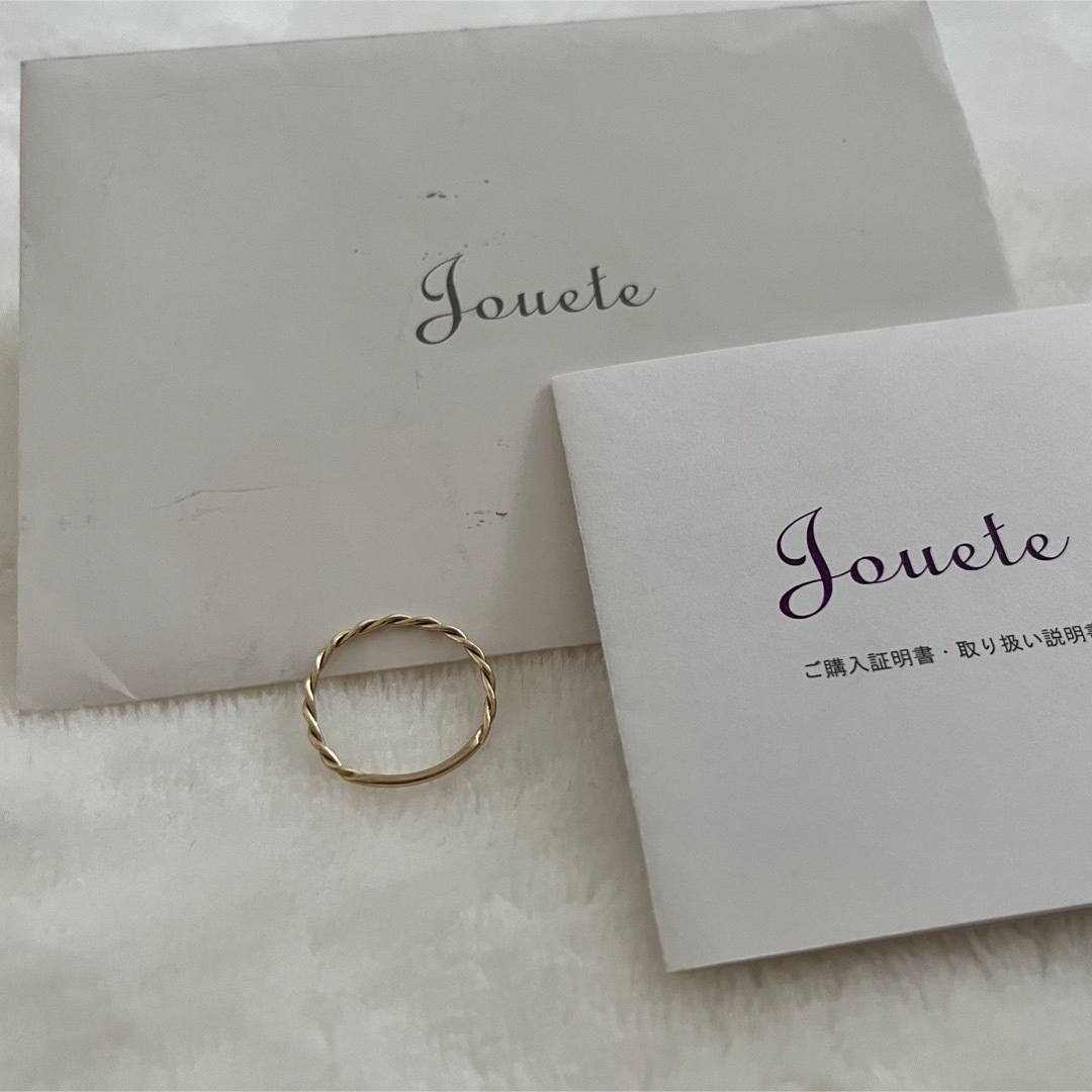 Jouete(ジュエッテ)のジュエッテ　ゴールド　ツイストリング レディースのアクセサリー(リング(指輪))の商品写真