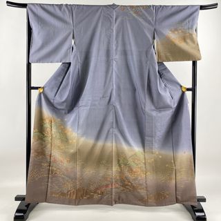 訪問着 身丈163.5cm 裄丈67cm 正絹 秀品 【中古】(着物)