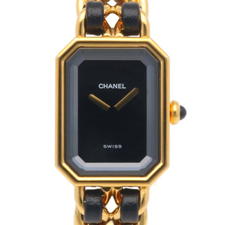 シャネル(CHANEL)のシャネル プルミエールM 腕時計 時計 GP H0001 クオーツ レディース 1年保証 CHANEL  中古(腕時計)