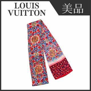 ルイヴィトン(LOUIS VUITTON)のルイヴィトン M72853 バンドー スカーフ レディース 花柄 シルク(バンダナ/スカーフ)