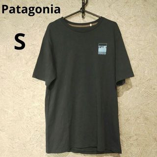 (patagonia)　パタゴニア　半袖　Tシャツ　ワンポイントロゴ　S