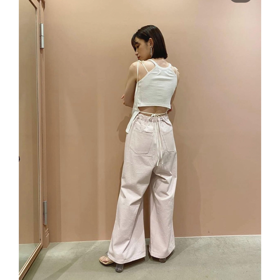 Honey mi Honey(ハニーミーハニー)のhoney mi honey rib holter neck tops レディースのトップス(キャミソール)の商品写真