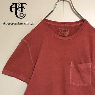 Abercrombie&Fitch - 【色落ち感◎】アバクロンビー＆フィッチ　シンプルTシャツ　A1128