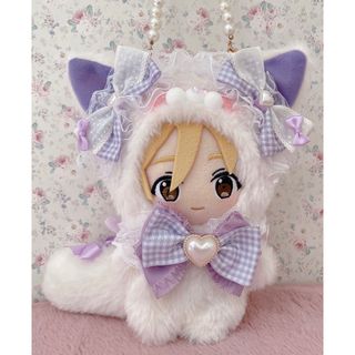 あんスタ★ぬい服★韓国風ロリータゆめかわ姫系★天使の羽ねこの着ぐるみ★パープル(その他)