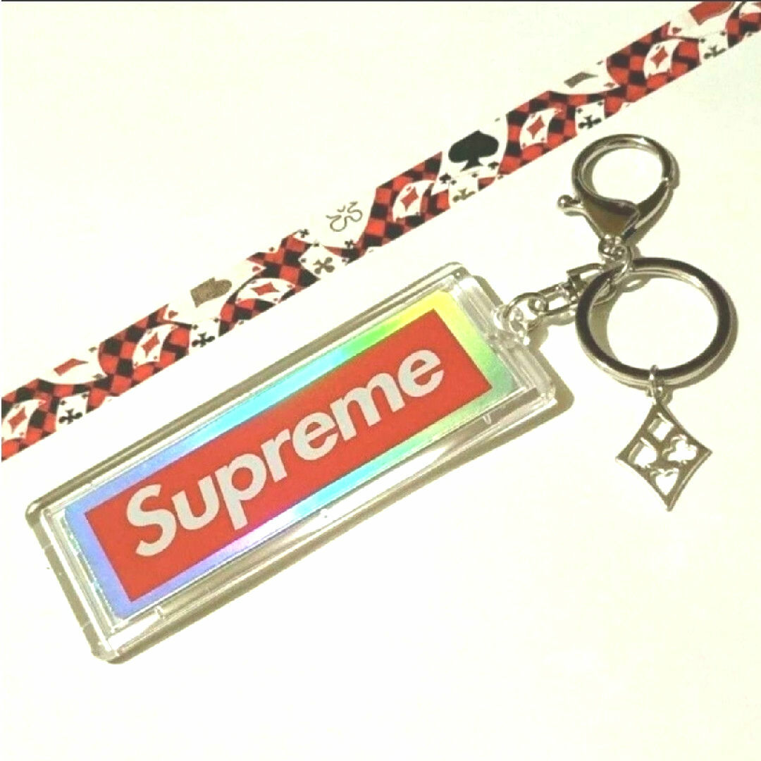 Supreme(シュプリーム)の♤Ａ⭐Supreme✨ホログラムトランプ✨トランプチャームキーホルダー✨ レディースのファッション小物(キーホルダー)の商品写真