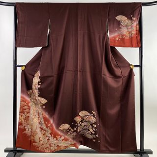 訪問着 身丈157.5cm 裄丈65.5cm 正絹 秀品 【中古】(着物)