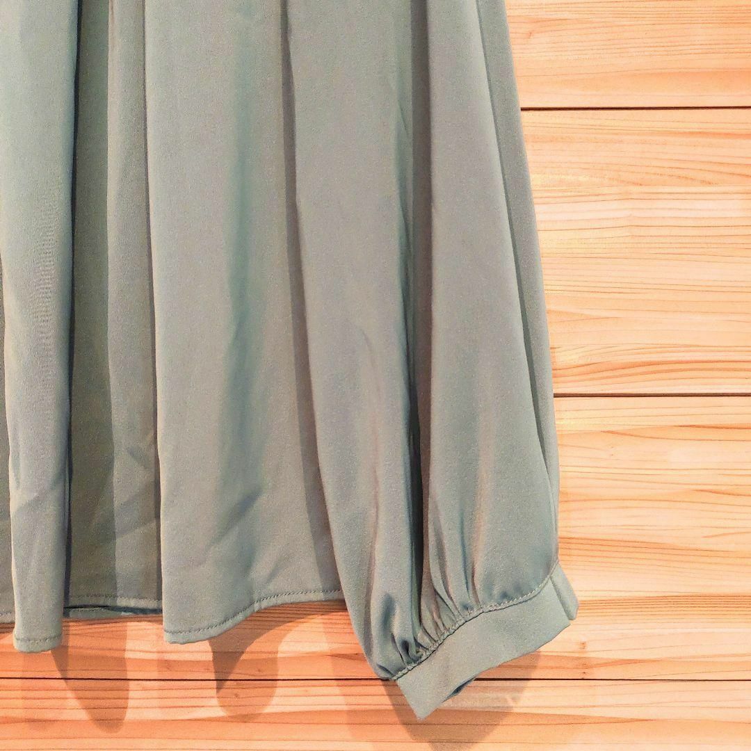 【SILPLAIRE】シルプレイラ　ネックフリルブラウス　ボリューム袖　ゆったり レディースのトップス(シャツ/ブラウス(長袖/七分))の商品写真