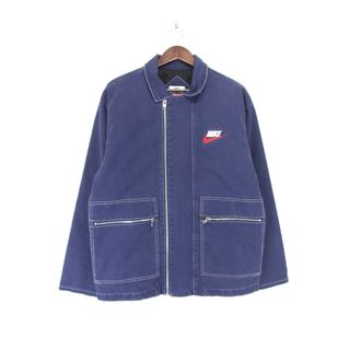 シュプリーム(Supreme)のナイキ NIKE × シュプリーム Supreme ■ 18AW 【 Double Zip Quilted Work Jacket 】 フロント ロゴ ダブル ジップ ワーク ジャケット　w18837(ブルゾン)