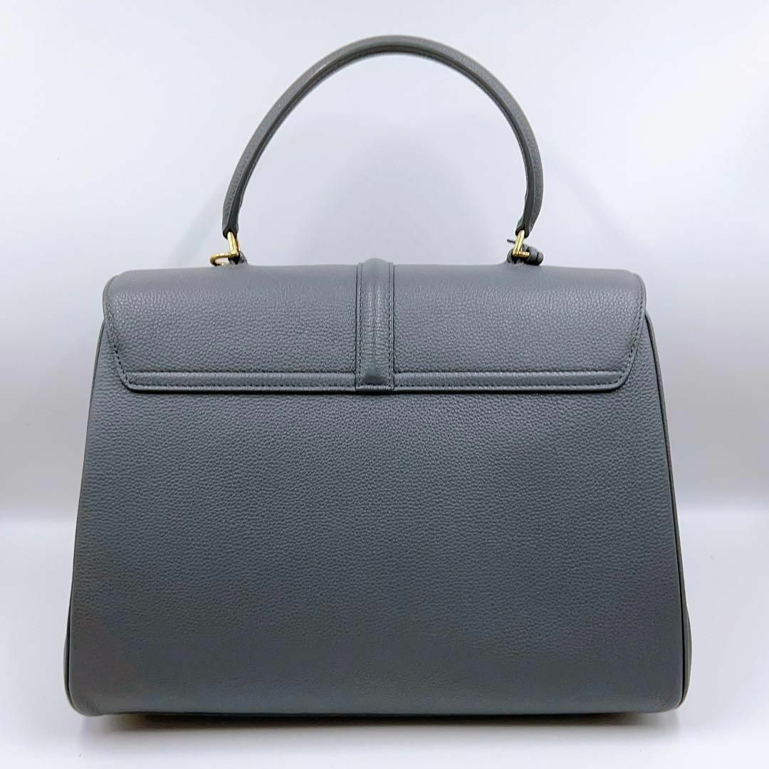 celine(セリーヌ)のセリーヌ 16セーズ ミディアム グレー 2WAY ハンド ショルダーバッグ レディースのバッグ(ハンドバッグ)の商品写真