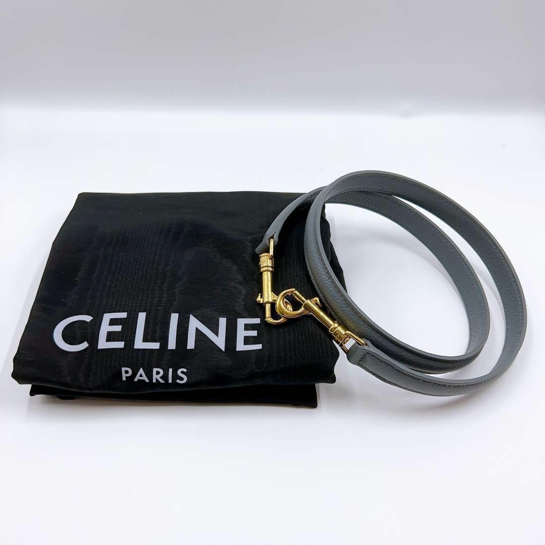 celine(セリーヌ)のセリーヌ 16セーズ ミディアム グレー 2WAY ハンド ショルダーバッグ レディースのバッグ(ハンドバッグ)の商品写真