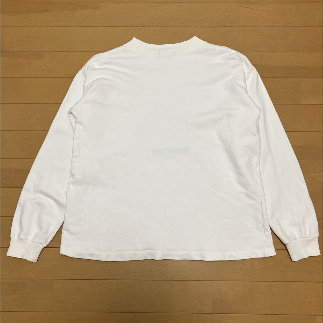 トレーナー　ホワイト　150 キッズ/ベビー/マタニティのキッズ服女の子用(90cm~)(Tシャツ/カットソー)の商品写真