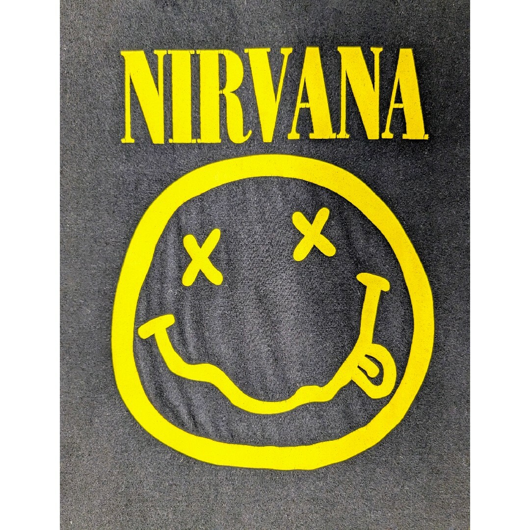 BEAMS(ビームス)のNIRVANA BORO BAND TEE ニルヴァーナ スマイル ニコちゃん メンズのトップス(Tシャツ/カットソー(半袖/袖なし))の商品写真