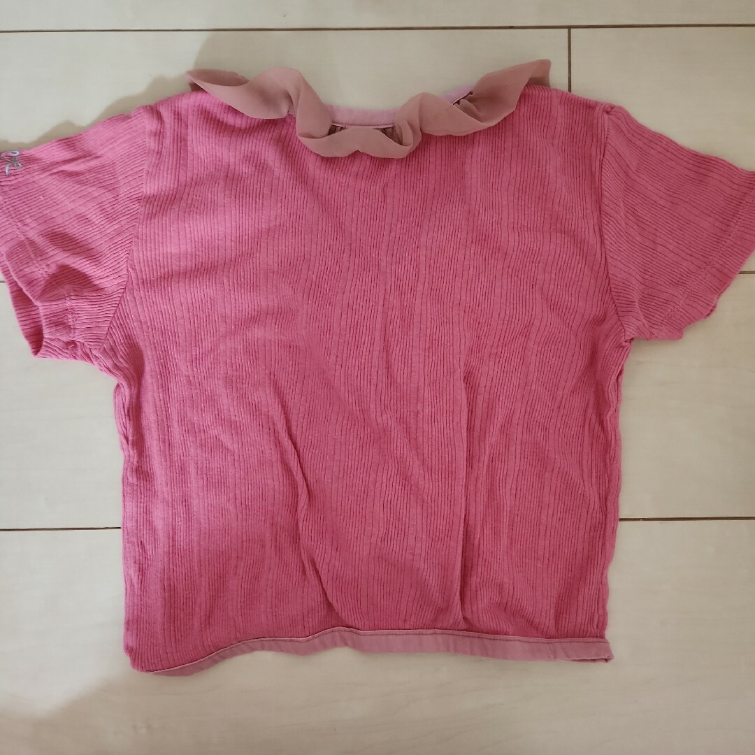 hakka kids(ハッカキッズ)のHAKKA PINKカットソー120 キッズ/ベビー/マタニティのキッズ服女の子用(90cm~)(Tシャツ/カットソー)の商品写真