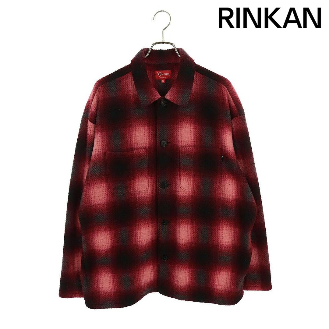 Supreme(シュプリーム)のシュプリーム  20AW  Shadow Plaid Fleece Shirt シャドウプレイドフリース長袖シャツ メンズ XL メンズのトップス(シャツ)の商品写真