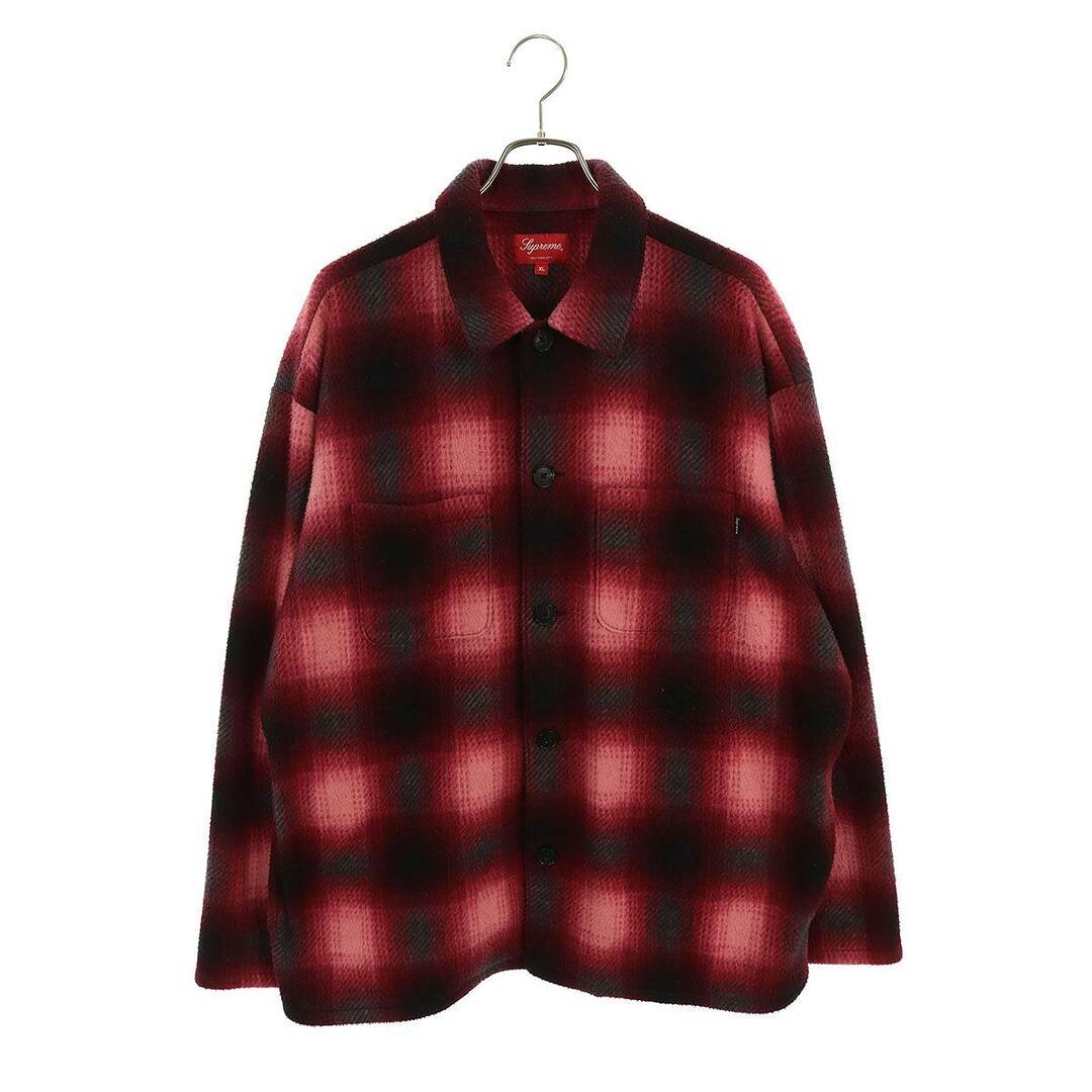 Supreme(シュプリーム)のシュプリーム  20AW  Shadow Plaid Fleece Shirt シャドウプレイドフリース長袖シャツ メンズ XL メンズのトップス(シャツ)の商品写真