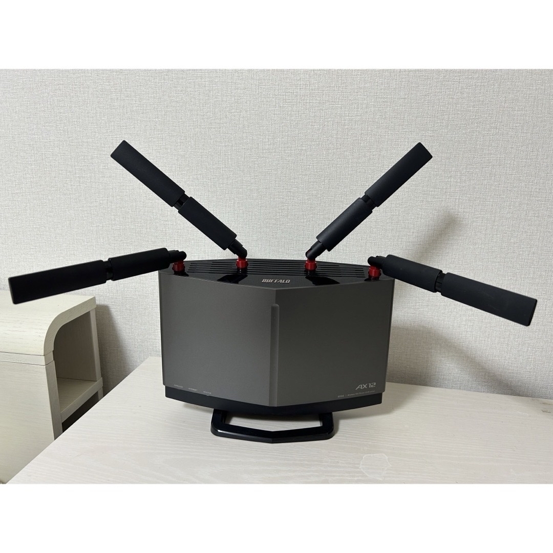 Buffalo(バッファロー)の【Tsubasa様専用】Wi-Fi6対応ルーター WXR-6000AX12B スマホ/家電/カメラのPC/タブレット(PC周辺機器)の商品写真