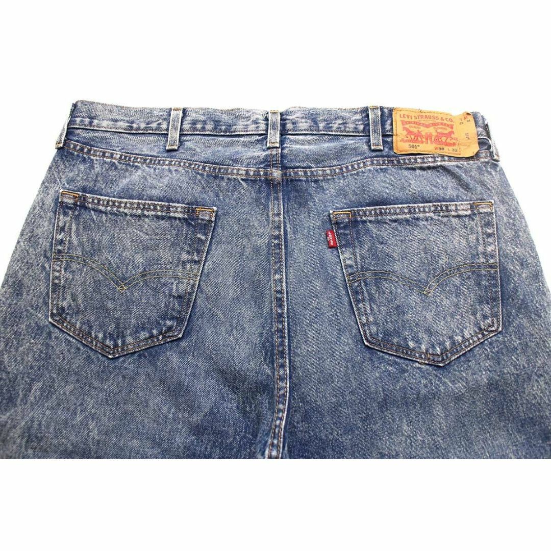 Levi's(リーバイス)のメキシコ製 Levi'sリーバイス 501 ケミカルウォッシュ デニムパンツ w38 L32★SDP2670 アシッド ジーンズ ストレート ビッグサイズ メンズのパンツ(デニム/ジーンズ)の商品写真