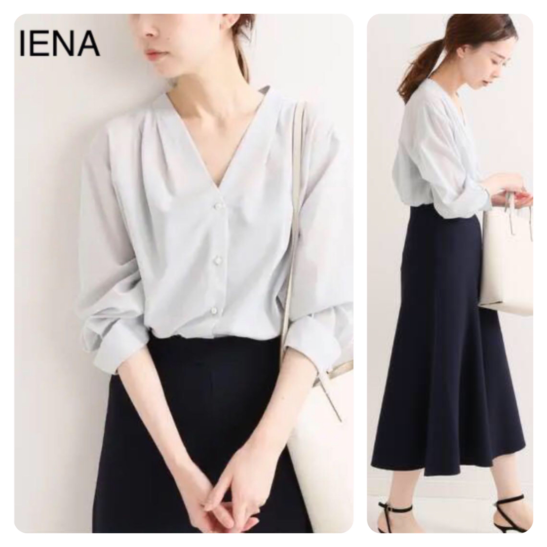 IENA(イエナ)の2019ss  コットンボイルタックブラウス レディースのトップス(シャツ/ブラウス(長袖/七分))の商品写真