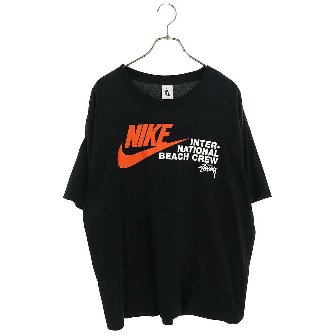 NIKE(ナイキ)のナイキ ×ステューシー STUSSY  REACH THE BEACH POSSE TEE DD3070-010 ダブルネームロゴプリントTシャツ メンズ XL メンズのトップス(Tシャツ/カットソー(半袖/袖なし))の商品写真