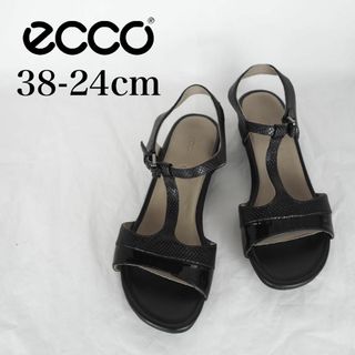 エコー(ECHO)のecco*エコー*サンダル*38-24cm*黒*M6056(サンダル)