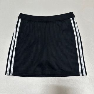 アディダス(adidas)のアディダス ゴルフウェア スカート レディース ラインスカート ブラック ゴルフ(ミニスカート)