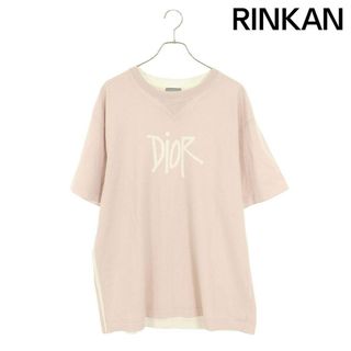 ディオール(Dior)のディオール  20AW  033J625E0554 DIOR AND SHAWNロゴプリントTシャツ メンズ XXL(Tシャツ/カットソー(半袖/袖なし))
