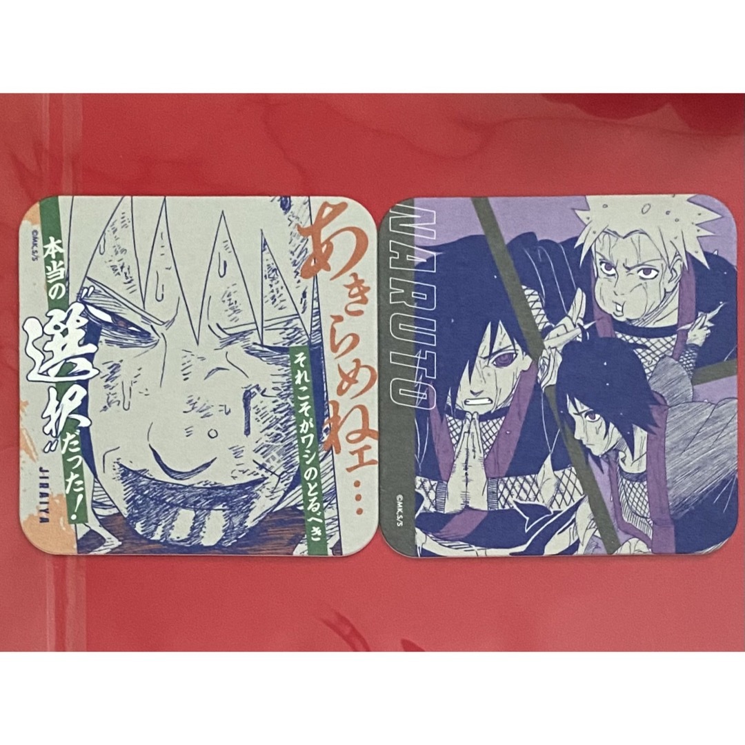 NARUTO ナルト アートコースター 自来也 雨隠れ 弥彦 小南 長門 エンタメ/ホビーのおもちゃ/ぬいぐるみ(キャラクターグッズ)の商品写真