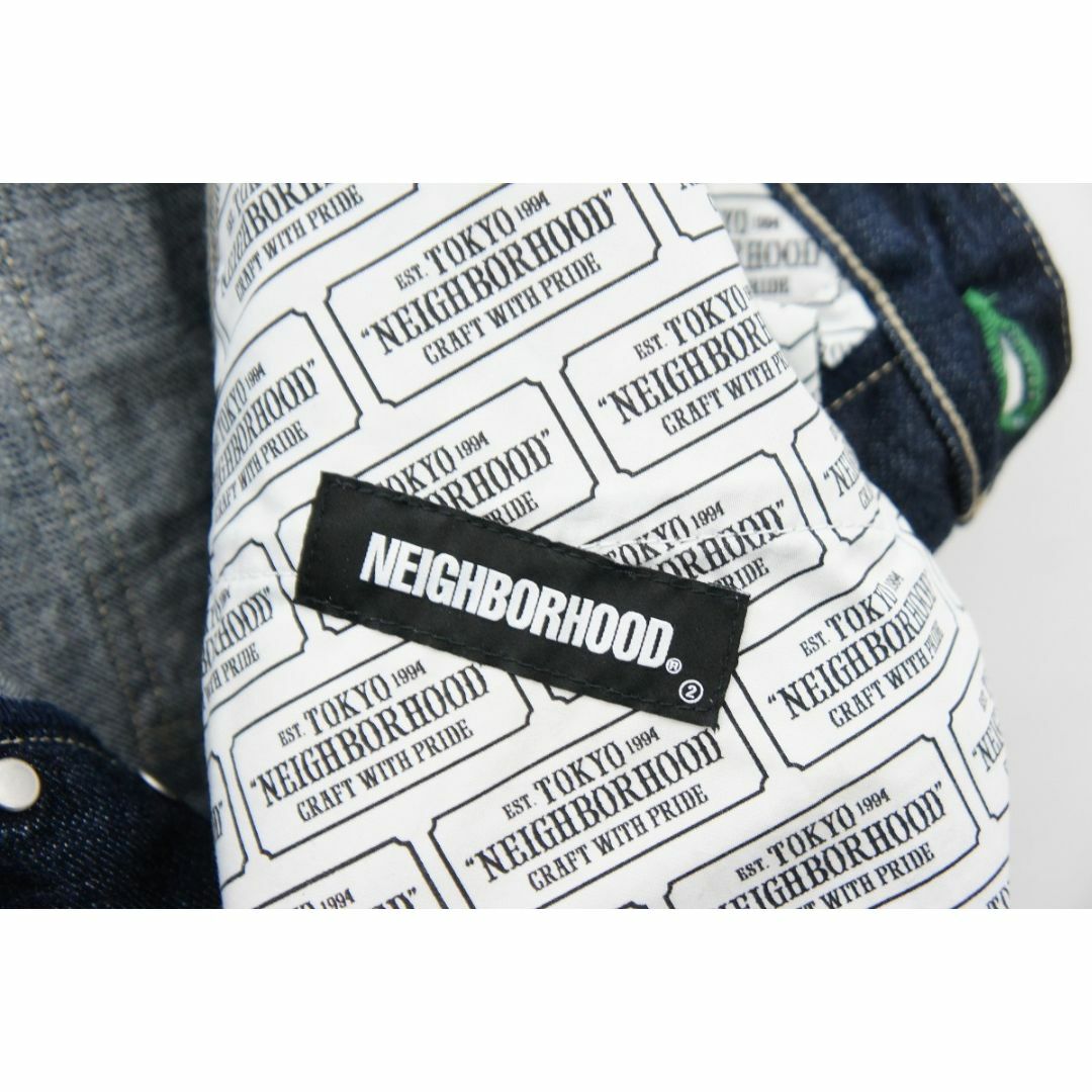 NEIGHBORHOOD(ネイバーフッド)の美品20AW NEIGHBORHOOD デニム パンツ 紺315O▲ メンズのパンツ(デニム/ジーンズ)の商品写真