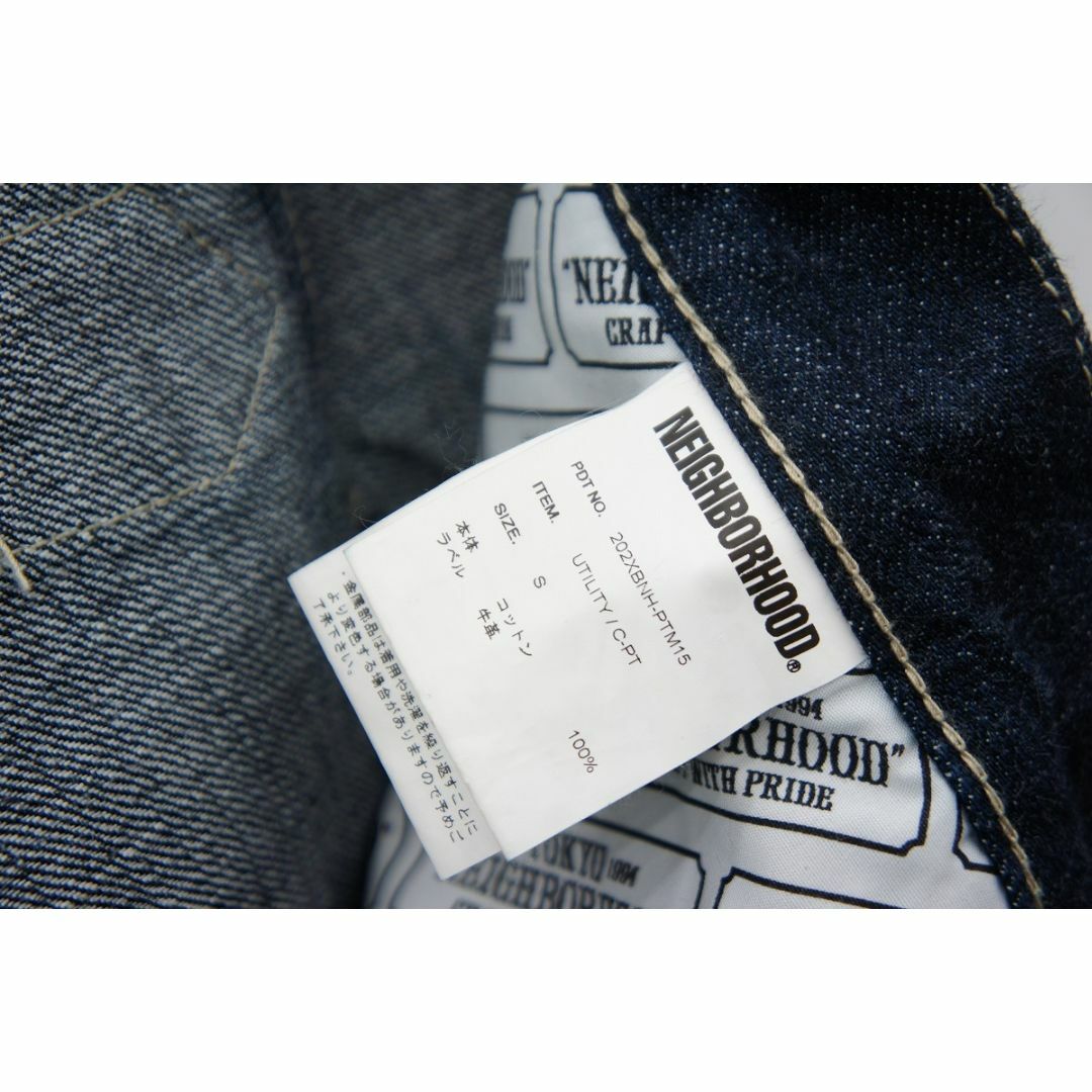 NEIGHBORHOOD(ネイバーフッド)の美品20AW NEIGHBORHOOD デニム パンツ 紺315O▲ メンズのパンツ(デニム/ジーンズ)の商品写真