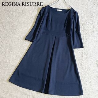 REGINA RISURRE レジーナリシュレ　ワンピース　Aライン　大きめ(ひざ丈ワンピース)