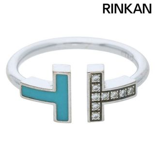 ティファニー(Tiffany & Co.)のティファニー  Tワイヤー K18WGホワイトゴールドリング メンズ 14号(リング(指輪))