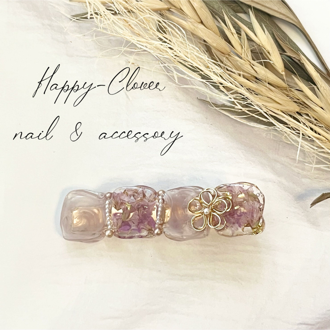 ☆No.217☆ハンドメイド　レジンアクセサリー  ヘアクリップ ハンドメイドのアクセサリー(ヘアアクセサリー)の商品写真