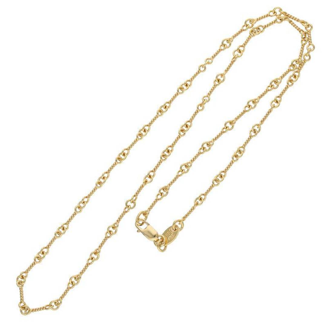 Chrome Hearts(クロムハーツ)のクロムハーツ  22K NECKCHAIN T16/ツイストチェーン16inch ゴールドネックレス メンズ 16inch メンズのアクセサリー(ネックレス)の商品写真