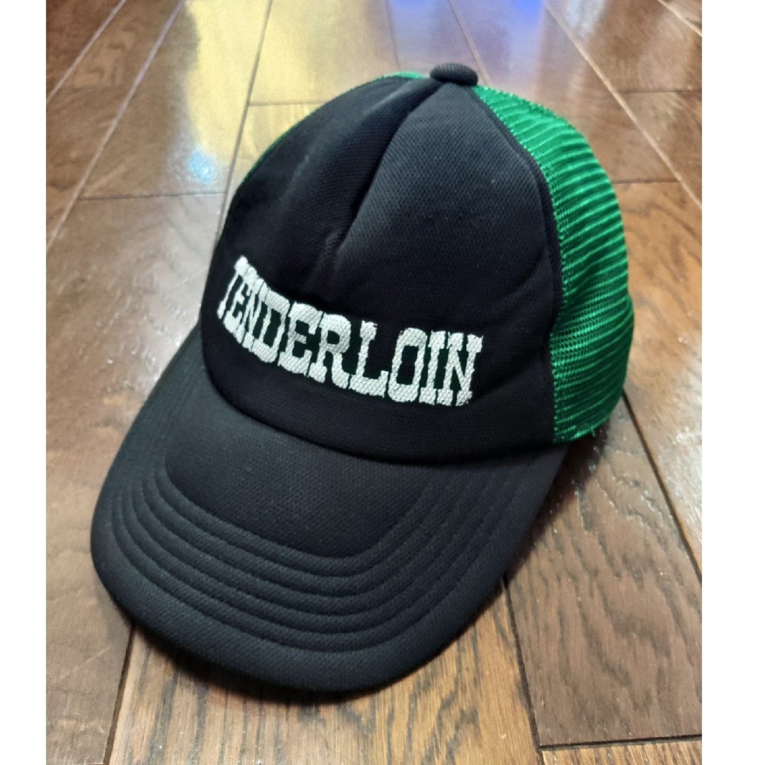 TENDERLOIN(テンダーロイン)のtenderloin　キャップ　メッシュ　緑　黒 メンズの帽子(キャップ)の商品写真