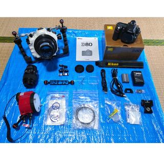 ニコン(Nikon)のニコン D80 一眼レフカメラ ハウジング  ダイビング 水中写真(デジタル一眼)