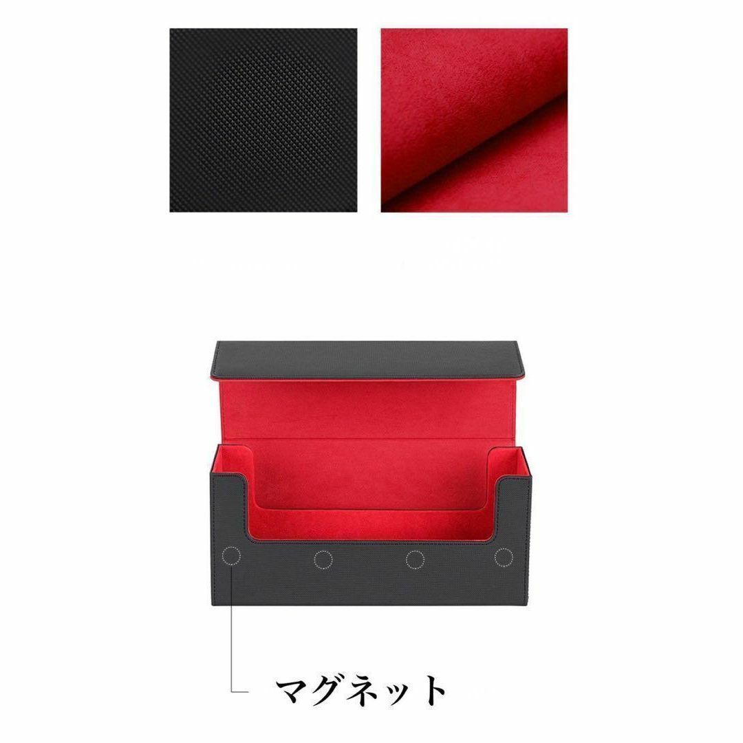 レッド　トレカ マグネットローダー35枚＋ストレージボックスセット　BOX エンタメ/ホビーのトレーディングカード(カードサプライ/アクセサリ)の商品写真