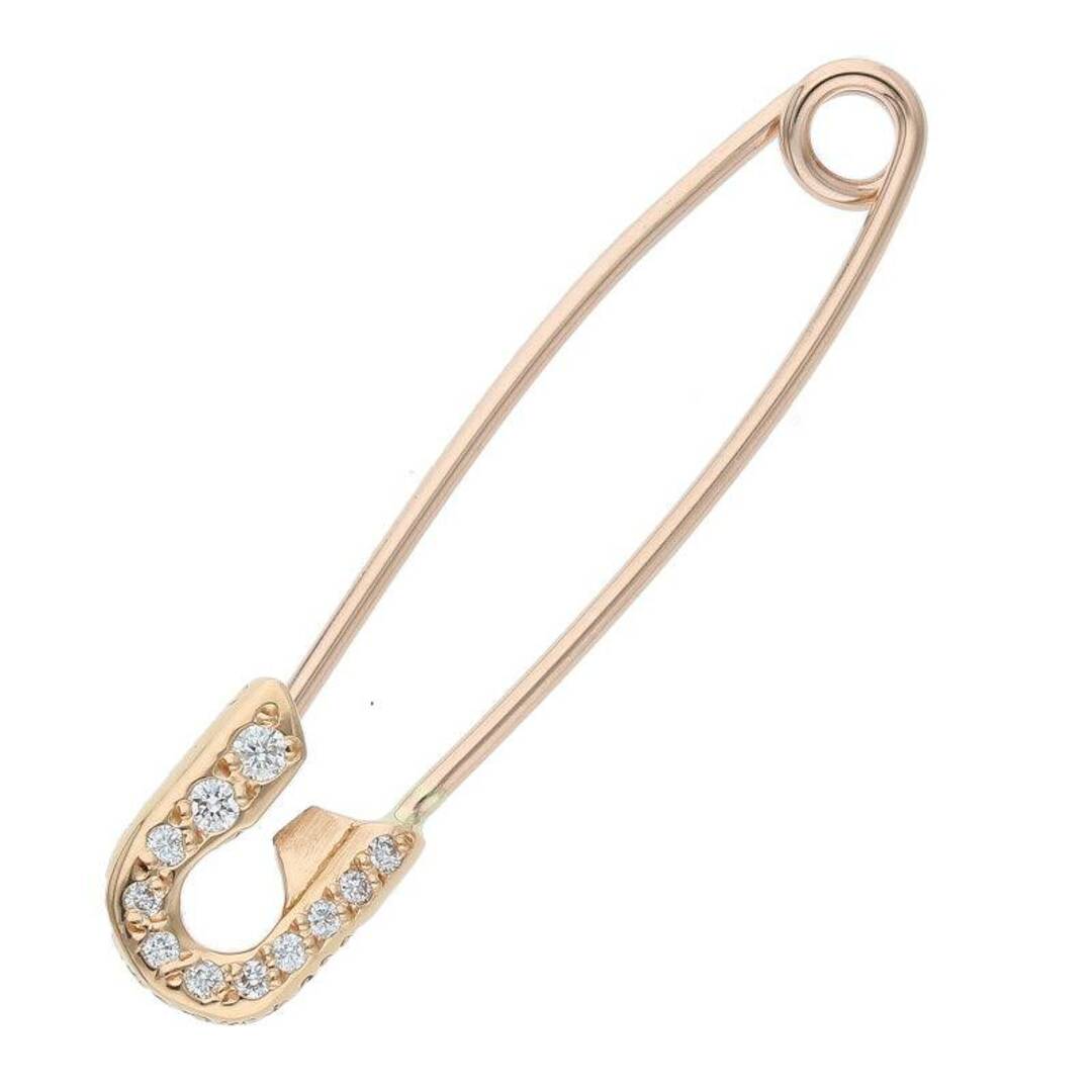 Chrome Hearts(クロムハーツ)のクロムハーツ  22K SAFETY PIN S P/DMND/22Kスモールセーフティピン PAVEダイヤ/ゴールドネックレストップ メンズ SMALL メンズのアクセサリー(ネックレス)の商品写真