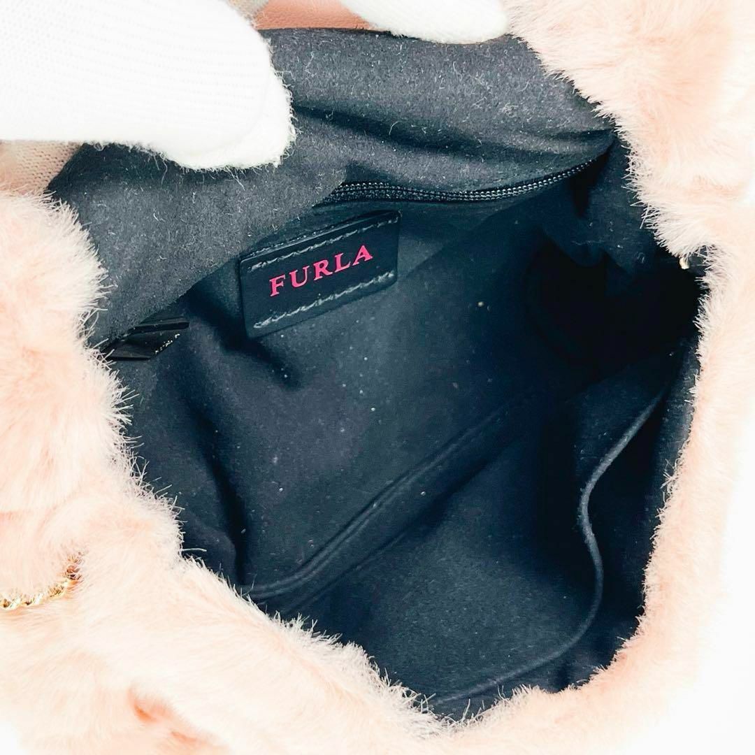 Furla(フルラ)のフルラ ショルダーバッグ メトロポリス ファー ピンク レディース FURLA レディースのバッグ(ショルダーバッグ)の商品写真