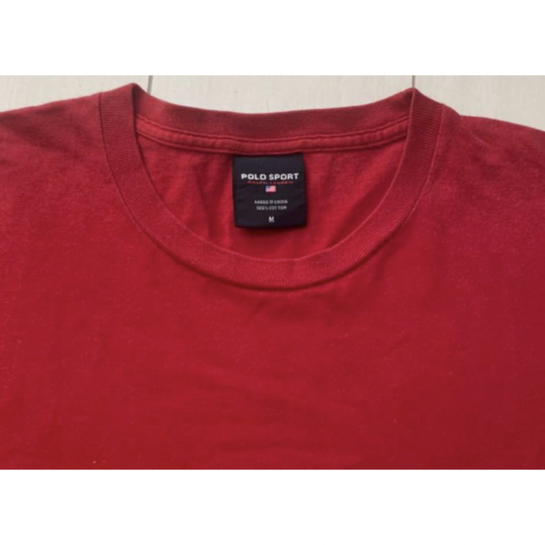 POLO RALPH LAUREN(ポロラルフローレン)の90s POLO SPORT ポロスポーツ ラルフローレン ロンT 袖プリント メンズのトップス(Tシャツ/カットソー(七分/長袖))の商品写真