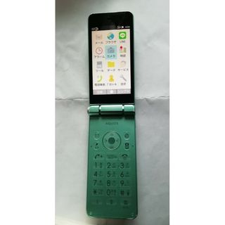 ソフトバンク(Softbank)の3253【中古・SIMフリー】601SHブルーソフトバンク4Gガラホ(携帯電話本体)