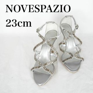 NOVESPAZIO*ノーベスパジオ*サンダル*23cm*シルバー*M6065